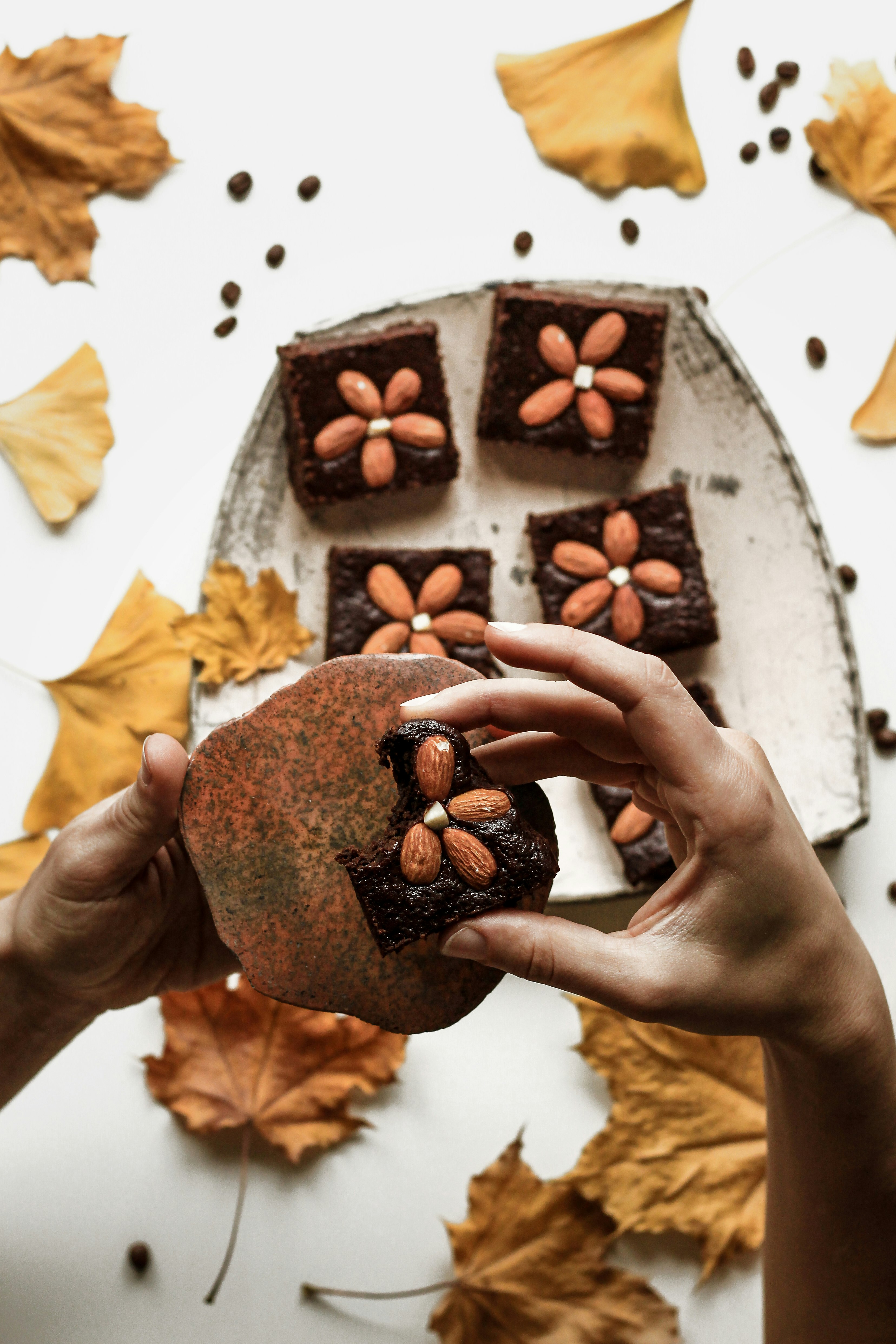 baked chocolate pastries